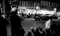 Lowell Christmas Parade in Black and White